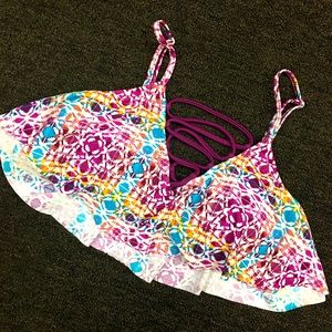 Ruffled Bikini Top by Hula Honey